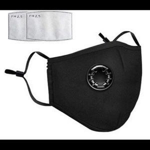 Cotton Face Mask Washable Reusable Black